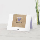 カントリースタイルレイシーマザーズデイカード付き/ハート シーズンカード (裏面)