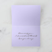 カントリースタイルレイシーマザーズデイカード付き/ハート シーズンカード (内部)