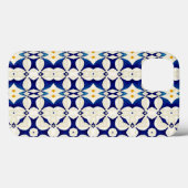 カントリースタイル枕クリームとブルー Case-Mate iPhoneケース (裏面 (横))