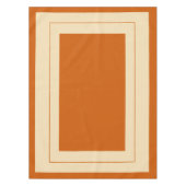 カントリースタイル、焼き色、中性綿 テーブルクロス (正面)