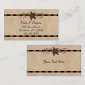 カントリースターとピップベリーの名刺 名刺 (正面/裏面)