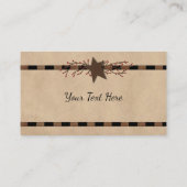 カントリースターとピップベリーの名刺 名刺 (裏面)