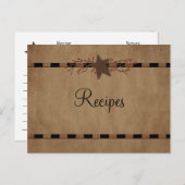 カントリースターレシピカード ポストカード (正面/裏面)