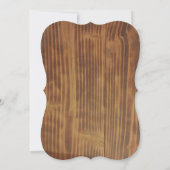 カントリースワールバ素朴ンウッド結婚式招待状 招待状 (裏面)