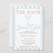 カントリーソーシャルクラブカクテルバチェロレッテ週末 招待状 (正面)