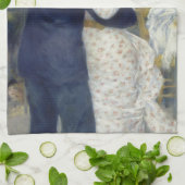 カントリーダンスバイピエールルノアールヴィンテージファインアート キッチンタオル (折り畳み)