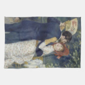 カントリーダンスバイピエールルノアールヴィンテージファインアート キッチンタオル (横)