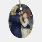 カントリーダンスバイピエールルノアールヴィンテージファインアート セラミックオーナメント (裏面)