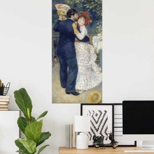 カントリーダンスバイピエールルノアールヴィンテージファインアート ポスター (ホームオフィス)