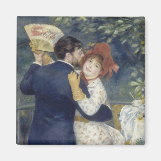 カントリーダンスバイピエールルノアールヴィンテージファインアート マグネット (正面)