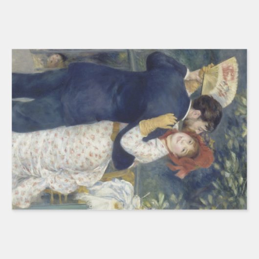 カントリーダンスバイピエールルノアールヴィンテージファインアート ラッピングペーパーシート (正面2)