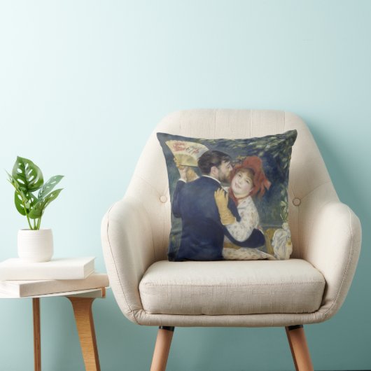 カントリーダンス – ルノアール印象派絵画の クッション (椅子)