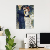 カントリーダンス – ルノアール印象派絵画の ポスター (ホームオフィス)