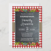 カントリーチェック果実とシャルボードファミリー懇親会 招待状 (正面)