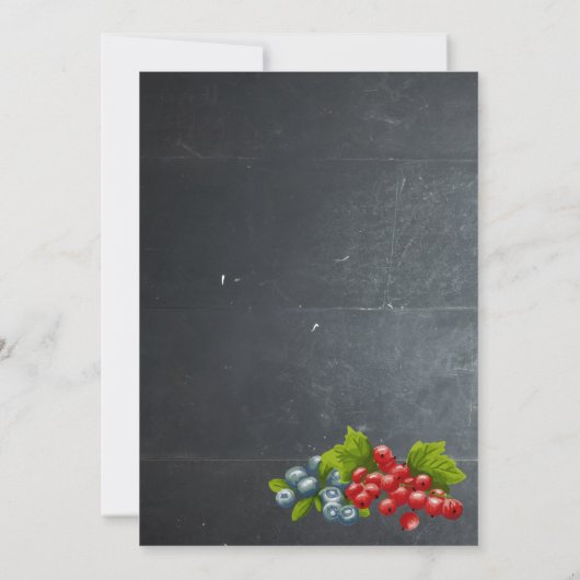 カントリーチェック果実とシャルボードファミリー懇親会 招待状 (裏面)