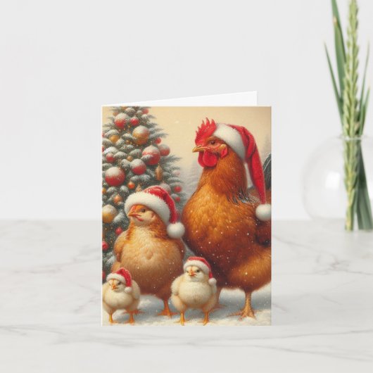 カントリーチキンクリスマスカード カード (正面)