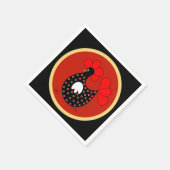 カントリーチキンパーティー紙ナプキン スタンダードカクテルナプキン (角)