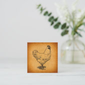 カントリーチキンファームアニマルアートヴィンテージルスター エンクロージャーカード (スタンド正面)