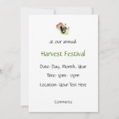 カントリーチキン&ロースターバーンカスタムファーム招待状 招待状 (裏面)