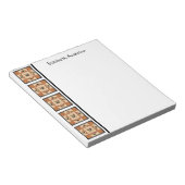 カントリーチクキルトノートパ縁どッドパッド ノートパッド (アングル)