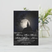 カントリーチャーチフルムーン結婚式招待状 招待状 (スタンド正面)