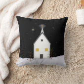 カントリーチャーチ枕 クッション (ブランケット)