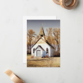 カントリーチャーチ – フラットノートカード ノートカード (正面/裏面インサイチュ)