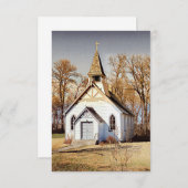 カントリーチャーチ – フラットノートカード ノートカード (正面/裏面)