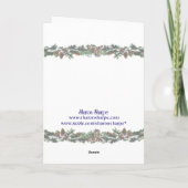 カントリーチャーチ&リースバイシャロンシャープ シーズンカード (裏面)