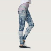 カントリーチャームウマートレーン自転車1871リトグラフ レギンス (右)