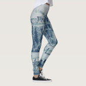 カントリーチャームウマートレーン自転車1871リトグラフ レギンス (右)