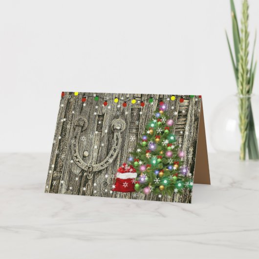 カントリーチャームクリスマス シーズンカード (正面)