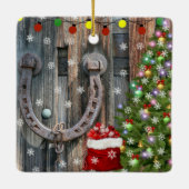 カントリーチャームクリスマス セラミックオーナメント (裏面)