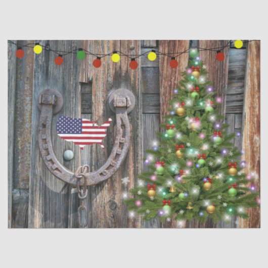 カントリーチャームクリスマス 薄葉紙 (正面)