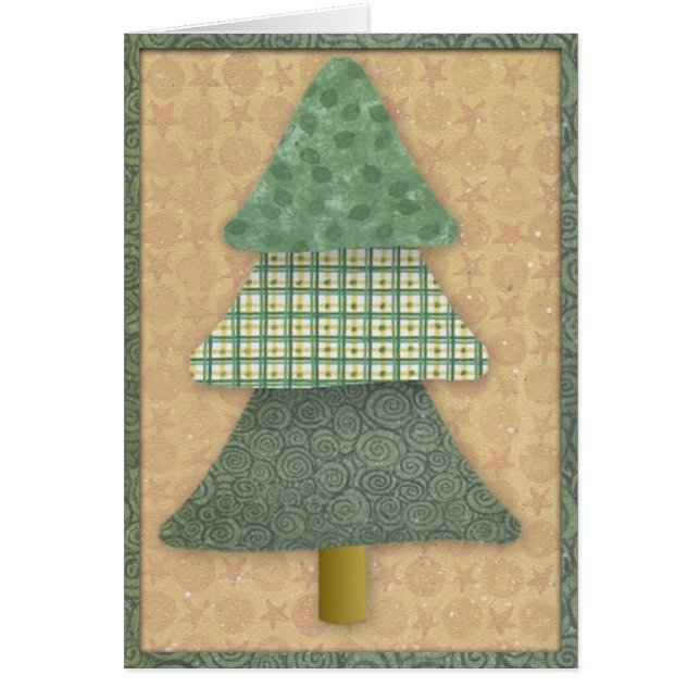 カントリーツリーのクリスマスカード (正面)