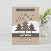 カントリーツリーズフォトホリデーカード シーズンカード (スタンド正面)