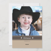 カントリーツリーズフォトホリデーカード シーズンカード (裏面)