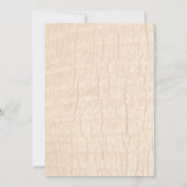 カントリーツリーバーク結婚式招待状 招待状 (裏面)