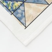 カントリーテイスト フリースブランケット (角)