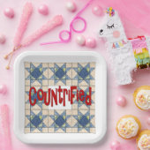 カントリーテイスト ペーパープレート (パーティー)