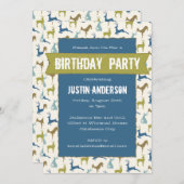 カントリーデアの誕生日パーティー 招待状 (正面/裏面)