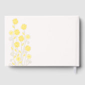 カントリーデイジーシンプルズカワイイ結婚ズ ゲストブック (裏面)