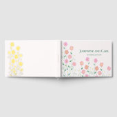 カントリーデイジーシンプルズカワイイ結婚ズ ゲストブック (全面)