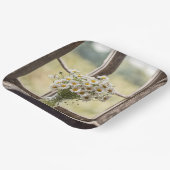 カントリーデイジーブーケ入り窓 ペーパープレート (傾斜あり)