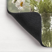 カントリーデイジーブーケ入り窓 マウスパッド (コーナー)