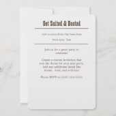 カントリーデザート誕生日-カスタムパーティの招待状 招待状 (裏面)