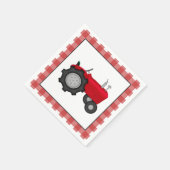 カントリートラクターパーティー紙ナプキン スタンダードカクテルナプキン (角)