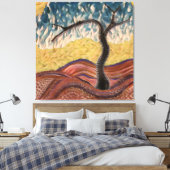 カントリードリームツリーマンダラ キャンバスプリント (インサイチュ (寝室))
