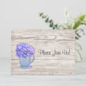 カントリーハイドランゲア結婚式招待状 招待状 (スタンド正面)