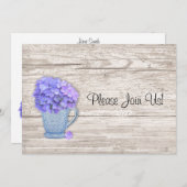 カントリーハイドランゲア結婚式招待状 招待状 (正面/裏面)